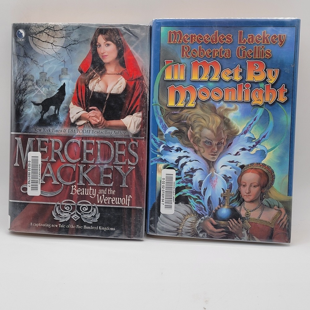 Mercedes Lackey Ill Met By Moonlight Beauty and the Werewolf Hardcover Set Good2